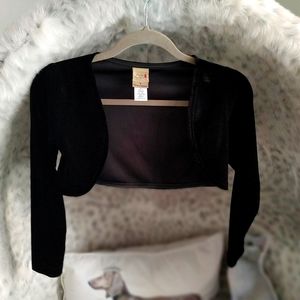 Youth girl designer shrug by Florence Eiseman, size 10